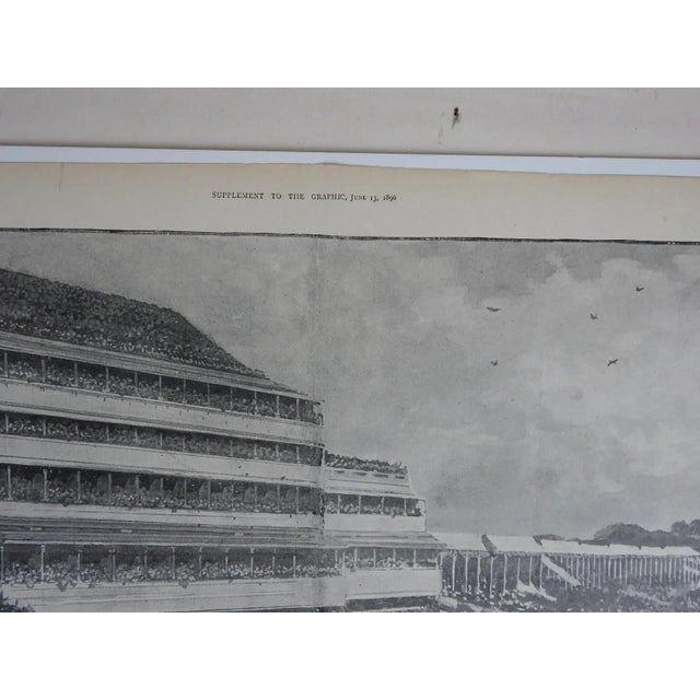 The 1896 Print on paper, Derby won by H.R.H. The Prince of Wales' Persimmon with J. Watts. up. Supplement of The Globe...