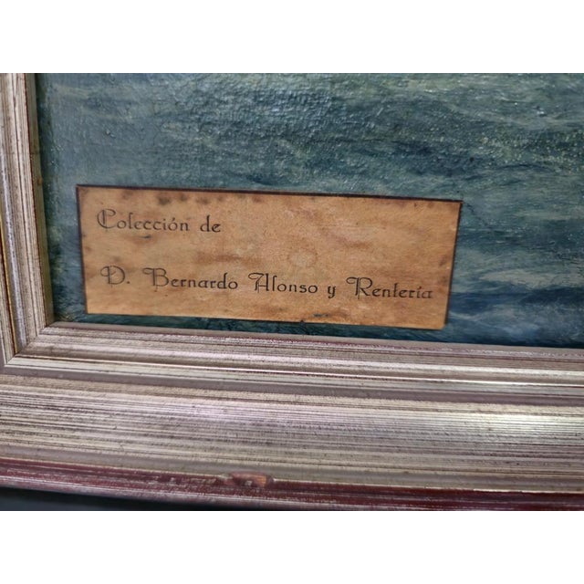 Rafael Monleón, Landscape, 1890, Oil on Canvas, Framed For Sale - Image 7 of 15