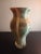 1980s Art Glass Drip Glazed Decorative Vase For Sale - Image 4 of 7