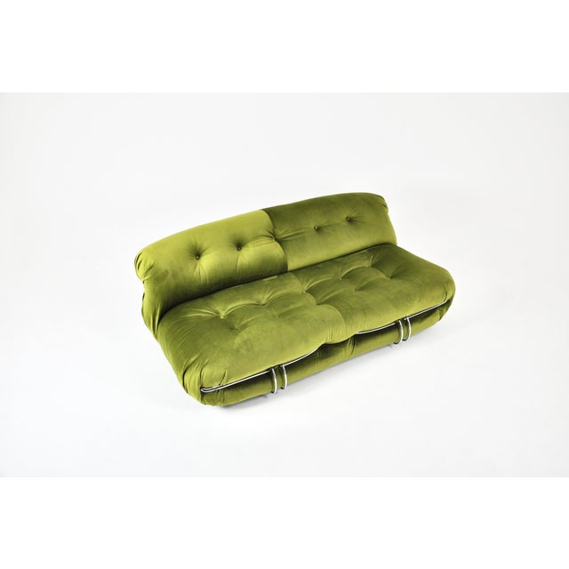 A 1970s sofa by Afra & Tobia Scarpa. Seat height 37 cm. Stamped Cassina. Wear consistent with age and age. This piece has...