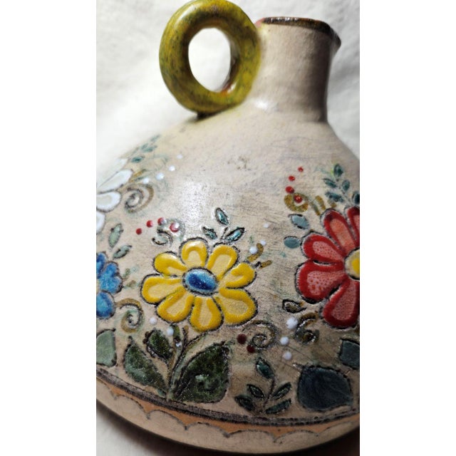 Large Italian Ceramic Jug by Gino Vitali, 1960 For Sale - Image 6 of 8