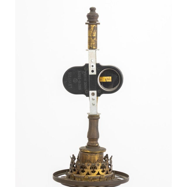 Neoclassical Two Handle Urn Forn Table Lamps, Pair For Sale - Image 10 of 11
