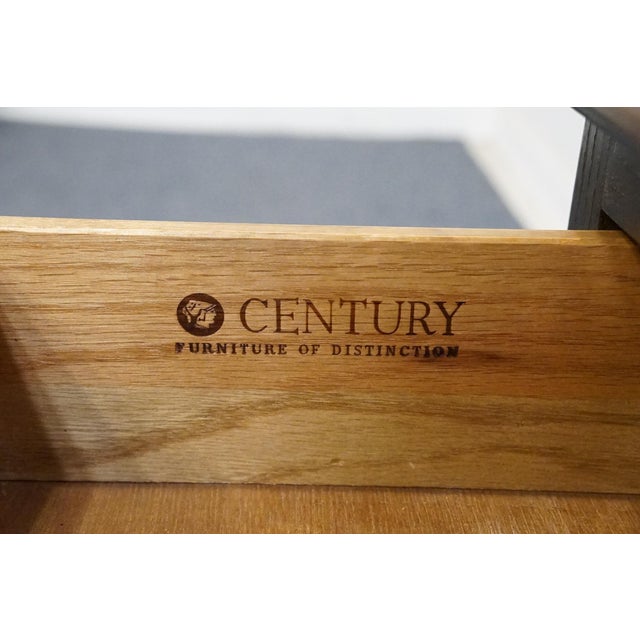 Century Furniture Solid Oak Spanish Mediterranean 26" Cabinet Nightstand For Sale - Image 9 of 13