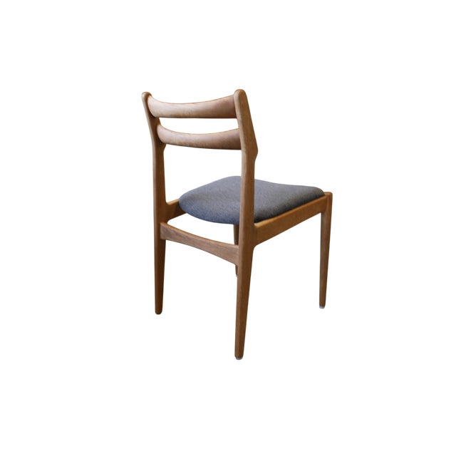 Danish Oak Chair by Johannes Andersen for Vamo Sønderborg, 1960s, Set of 4 For Sale - Image 13 of 17