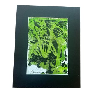 “Impressions” Original Mono Print by Nancy Smith For Sale
