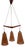 Teak and Jute Cord Pendant Cascade Lamp from Temde, 1960s For Sale