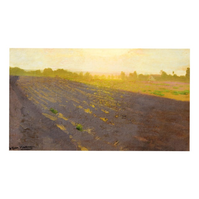 Paul Wilhelm Keller-Reutlingen, Paul Wilhelm Keller-Reutlingen, Gemälde, Landschaft (Dachau), um 1890-1900, Framed For Sale