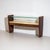 Mid-Century Modern Wall Console With Parchment, Italy, 1960s For Sale - Image 3 of 7