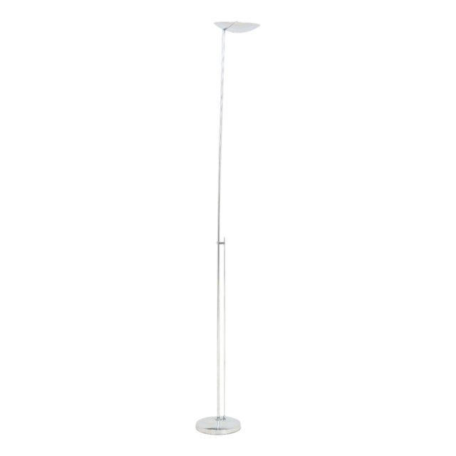 Late 20th Century Estiluz Chrome-Plated Floor Lamp For Sale