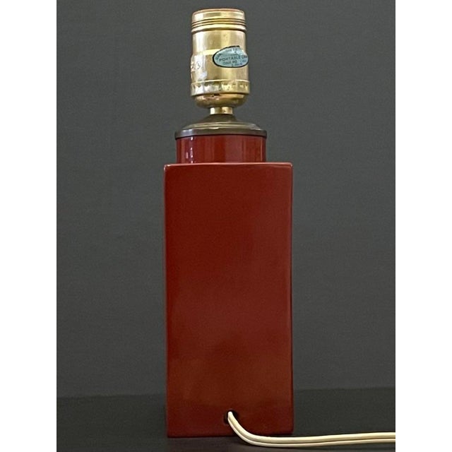 Gio Ponti for Richard Ginori Ceramic Vase Table Lamp Italy, 1950s For Sale In Palm Springs - Image 6 of 11