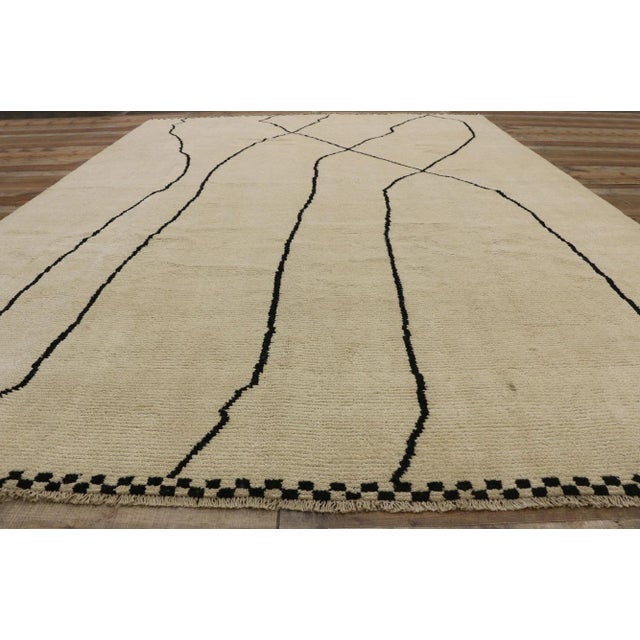 Textile Large Moroccan Style Area Rug - 10'00 X 13'09 For Sale - Image 7 of 9