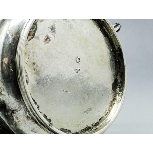 Biedermeier Silver Sugar Bowl, Austria, 19th Century For Sale - Image 6 of 9