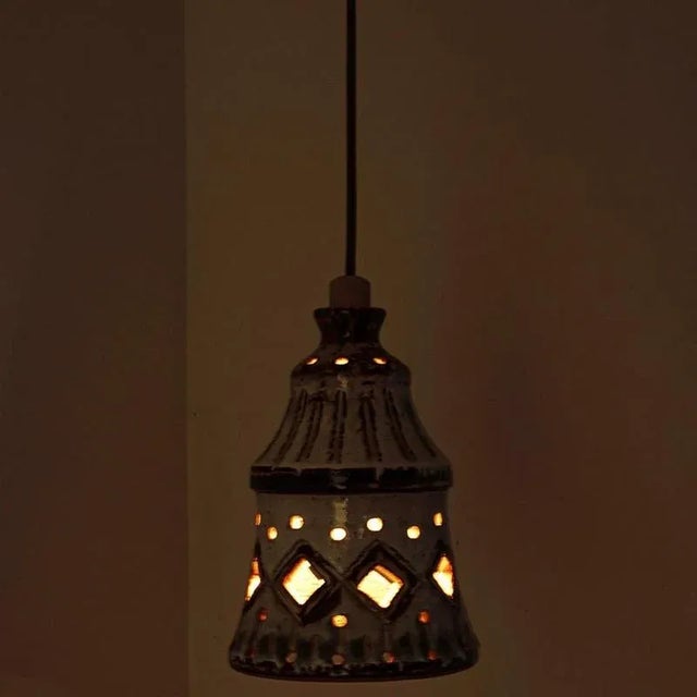 Danish Ceramic Pendant, 1970s For Sale - Image 10 of 11