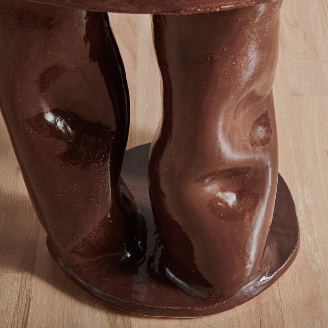 Ceramic Curve Table by Paige Schlosser For Sale - Image 7 of 8