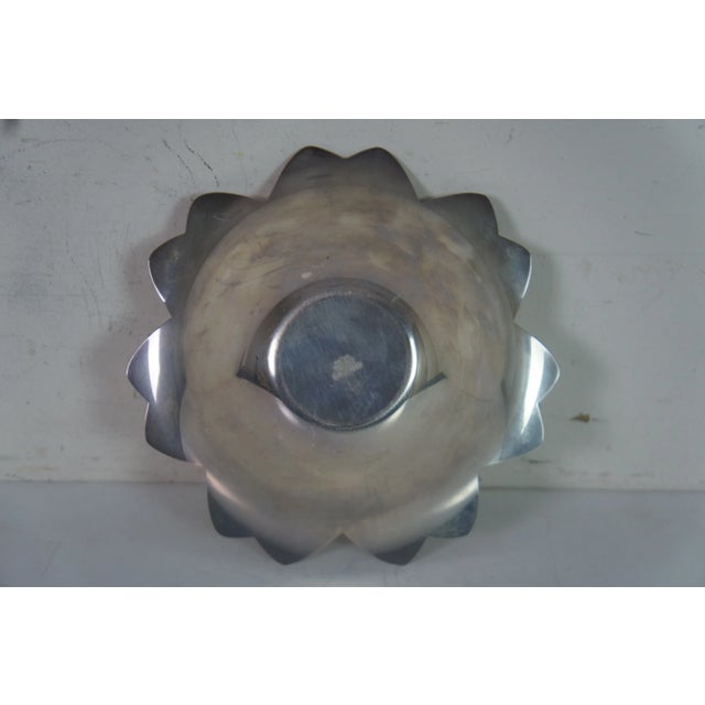 Mid 20th Century Tiffany & Co. Sterling Silver Floral Bon Bon Dish For Sale - Image 6 of 9