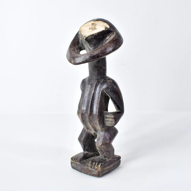 Early 20th Century Kwele Wood Figure Gabon For Sale - Image 13 of 14