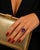 Bochic “Orient” Vintage Natural Multi Sapphire Ring Set In 18K Gold & Silver For Sale In New York - Image 6 of 15