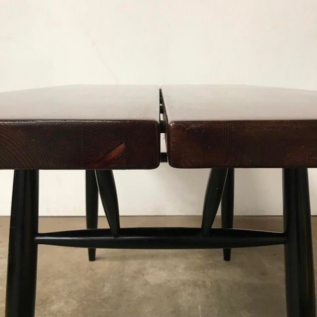 Vintage Table and Pirkka Chairs by Tapiovaara for Laukaan Puu, Set of 5 For Sale - Image 5 of 18