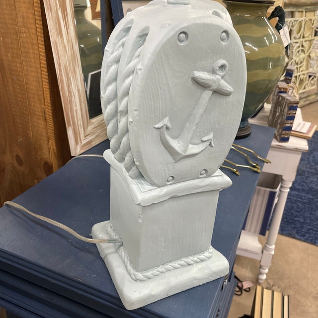 Vintage Ceramic Nautical Theme Table Lamps - a Pair For Sale - Image 9 of 10