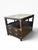 1960s 1960s John Widdicomb Bedside Table With Travertine Top and Brass Detailing For Sale - Image 5 of 14
