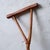 Wood Vernon Edwards Crutch-Form Walking Stick, 1980s For Sale - Image 7 of 10