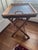 Brown Late 20th Century British Colonial Tortoise Bamboo Wicker Butler’s Tray Table (Ralph Lauren Style) For Sale - Image 8 of 11