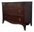 Vintage Mahogany Dresser | Colonial Revival Chest of Drawers | Hepplewhite Style Bedroom Dresser | Traditional Wood Three Drawer Chest For Sale