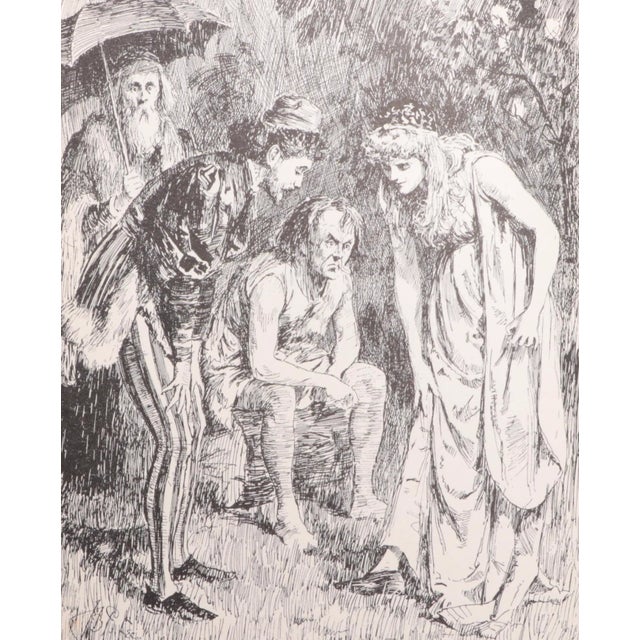 Fine Leather Binding "Voces Populi" by Anstey From Punch, London 1890 Full Vellum For Sale - Image 10 of 13