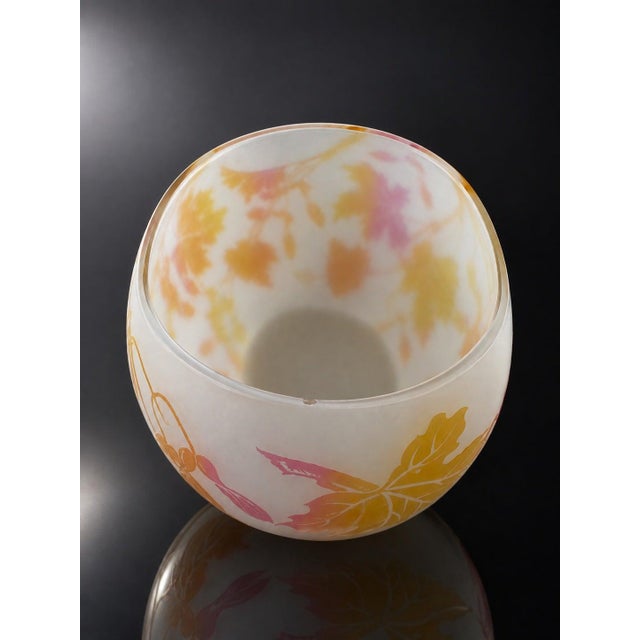 Art Nouveau Overlay Glass Vase from Max Köck, 1910 For Sale - Image 3 of 9