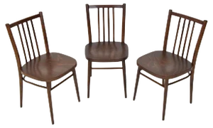 Mid-Century Chairs from TON, 1960s, Set of 3