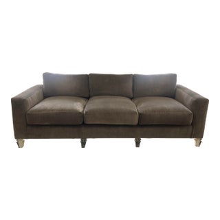 Charles Hollis Jones Lucite and Mohair Sofa For Sale