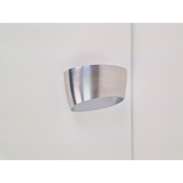 Loop sconce by alex hochstrasser for metalarte, 1990s elegant wall light from spanish manufacturer. designer: alex...