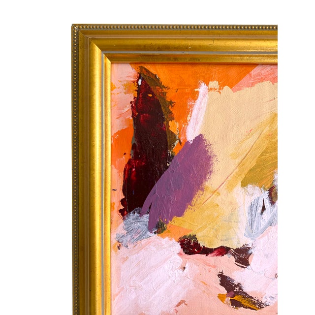 "Sunset Canary" 2026 Framed Painting by Jessalin Beutler For Sale - Image 4 of 4