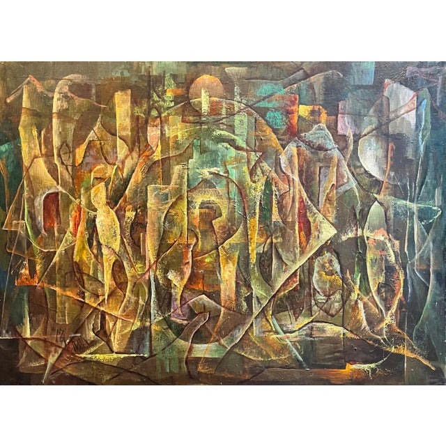 Vivaldo Martini, Winter, Oil on Canvas For Sale - Image 11 of 11