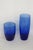 Mid 20th Century Cobalt Blue Glass Tumblers Bar Cups Mid Century Modern Drinkware - Set of 13 For Sale - Image 4 of 16