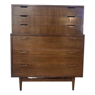 Rare Design American of Martinsville Highboy Dresser For Sale