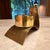 1950s Mid-Century Modern Brass Candle Holder Carl Aubock Era For Sale - Image 5 of 7
