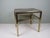 Vintage Side Table with Brass Frame from De Knudt For Sale - Image 6 of 8