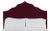 Clementine Full/Double Headboard, Wine Velvet For Sale