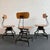 1940s 1940s Set of Three Industrial Adjustable Shop Chairs by Toledo Metal Furniture Co. For Sale - Image 5 of 9