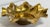 Vintage Scalloped Edge Brass Wine Coaster, Candle Holder or Catchall Dish For Sale - Image 4 of 5