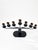 Mid-Century Modern Seven-Arm Candelabra in Black Metal and Copper attributed to Gunnar Ander for Ystad-Metall, Sweden, 1960s For Sale - Image 3 of 11