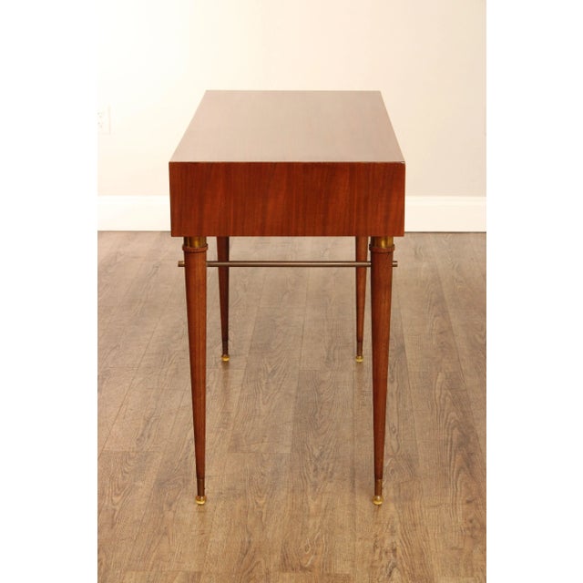 Mid 20th Century Mid-Century Modern Walnut Writing Desk For Sale - Image 11 of 12