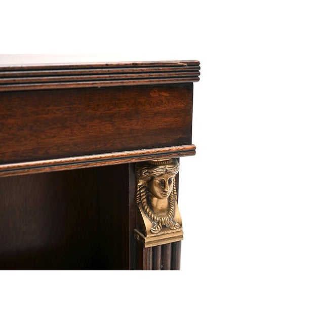 Neoclassical Empire Style Open Bookcase, 1930 For Sale - Image 9 of 12
