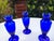 Cobalt Glass Vase, 1970s, Set of 3 For Sale - Image 6 of 7