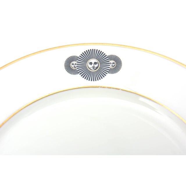 Piero Fornasetti Vintage Porcelain Fornasetti/Rosenthal Medusa Desert or Salad Plates, Set of 4 For Sale - Image 4 of 8