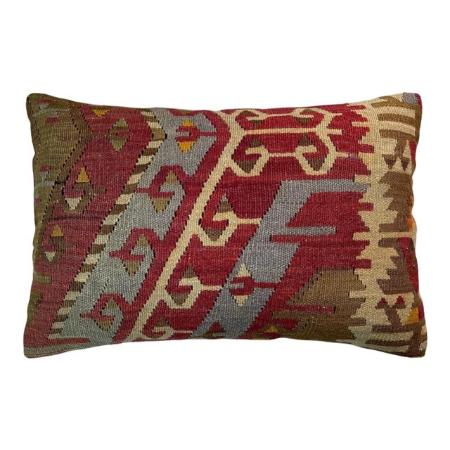 Vintage Anatolian Kilim Cushion Cover For Sale - Image 11 of 11