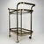 Vintage Brass and Smoked Glass Trolley, 1980s For Sale - Image 6 of 10