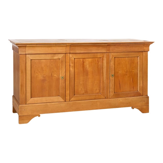 French Louis Philippe Cherry Sideboard, Mid 19th Century For Sale