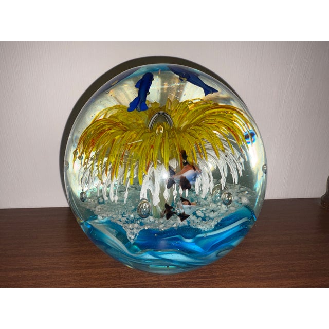 Murano Glass Paperweight, 1950 For Sale - Image 4 of 9